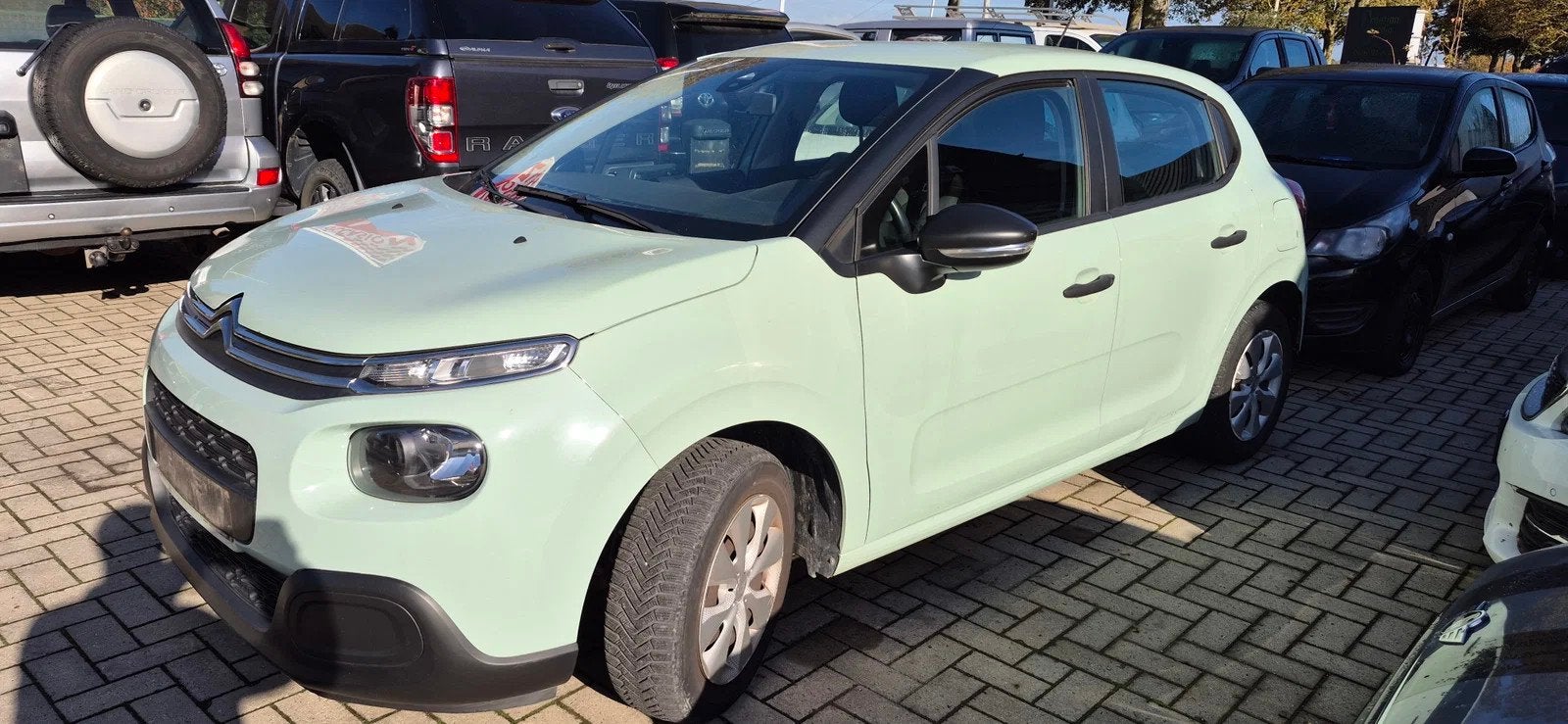 Citroën C3 (bj 2016), Stof, Gebruikt, Zwart, 1198 cc