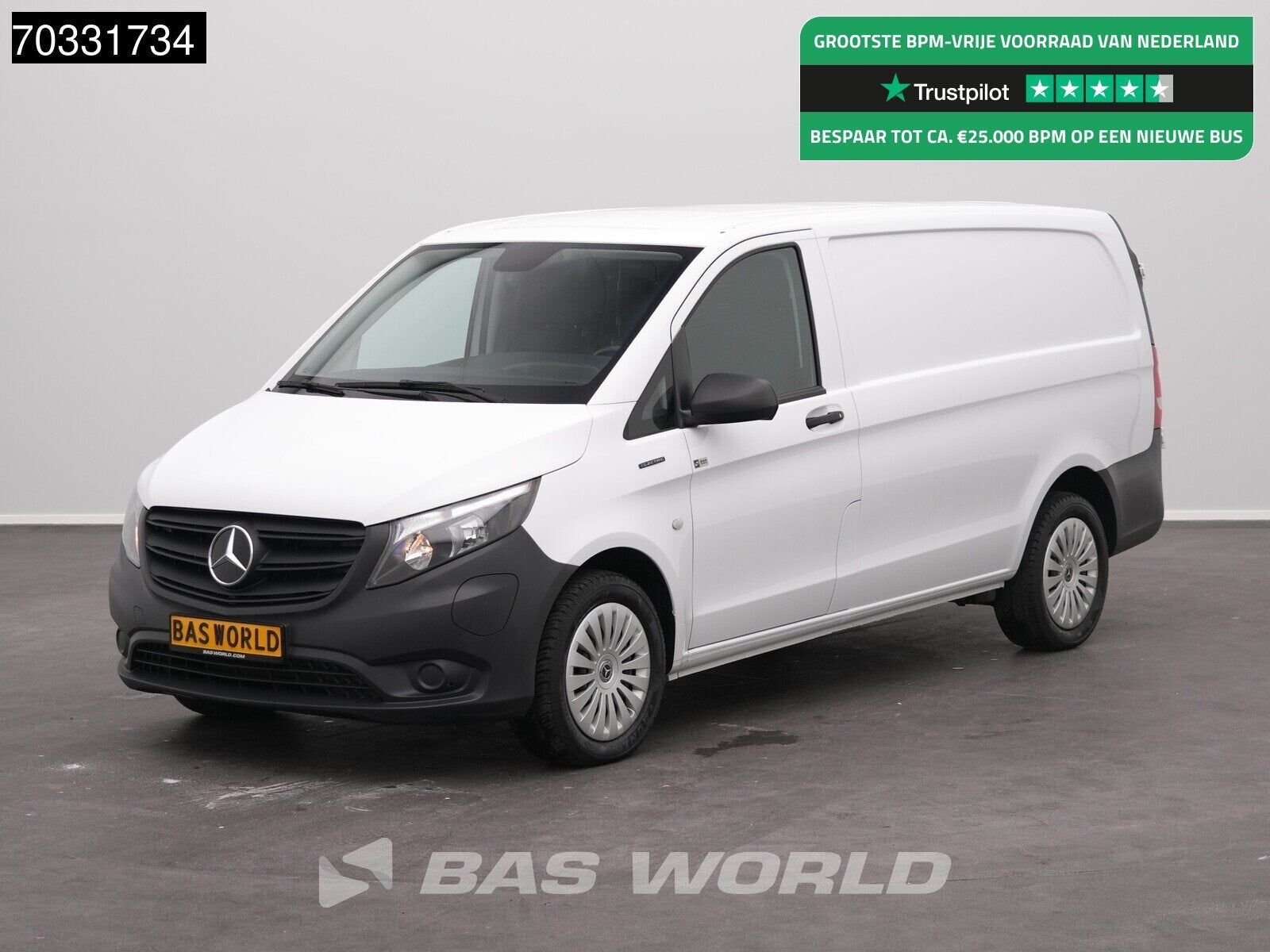 Mercedes eVito 112 Coming Soon! Nieuw! Elektrisch 66kWh 286k, Automaat, Gebruikt, 116 pk, Wit