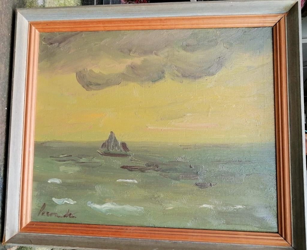 Constant Permeke '' Namiddag op zee '' olieverf op doek, Verzenden