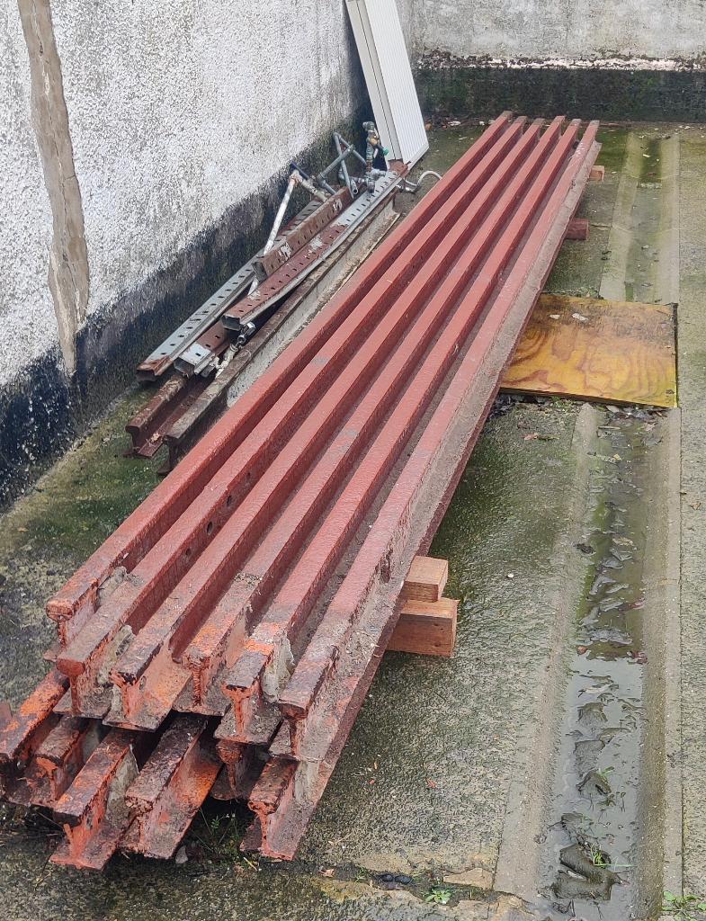 Spoorrails, Doe-het-zelf en Bouw, Ophalen, Gebruikt, IJzer