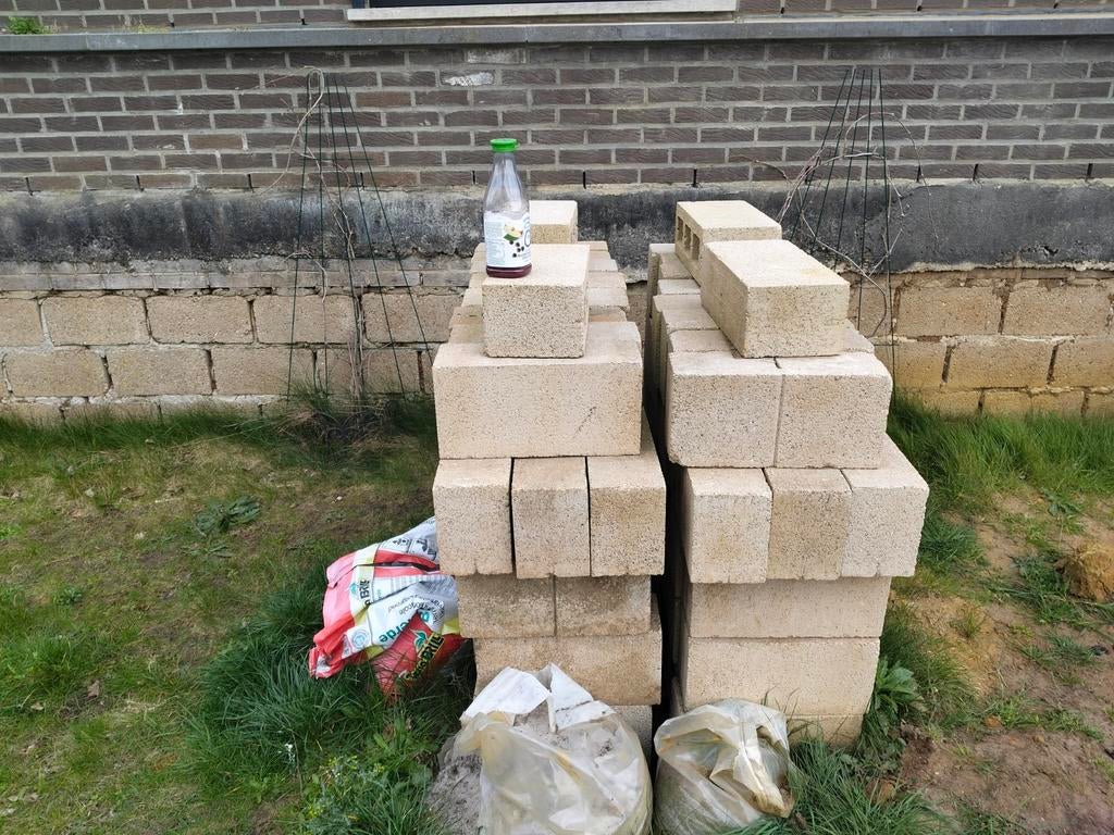 Beton blokken, Ophalen, Beton
