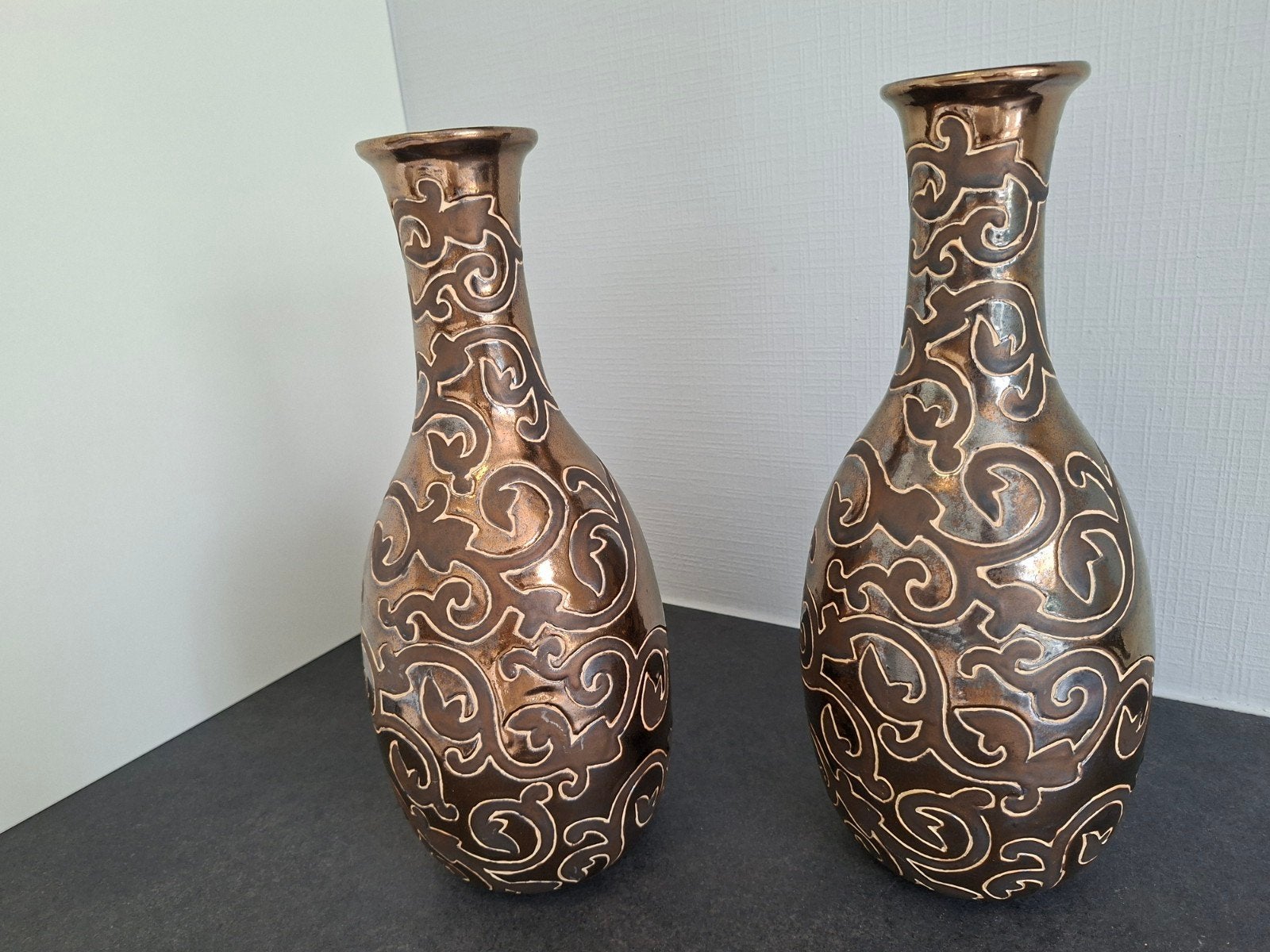 Vazen, Maison & Meubles, Enlèvement, 42 cm, Avec motif/texture, Autres matériaux