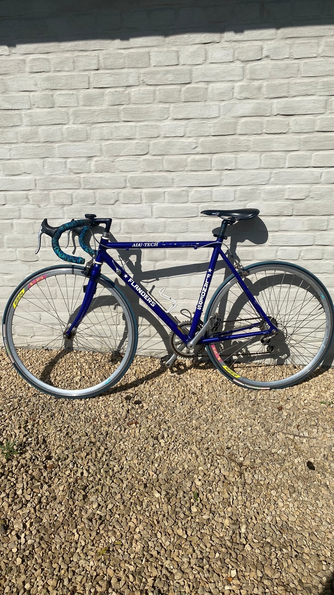 Oude koersfiets, Ophalen, Gebruikt