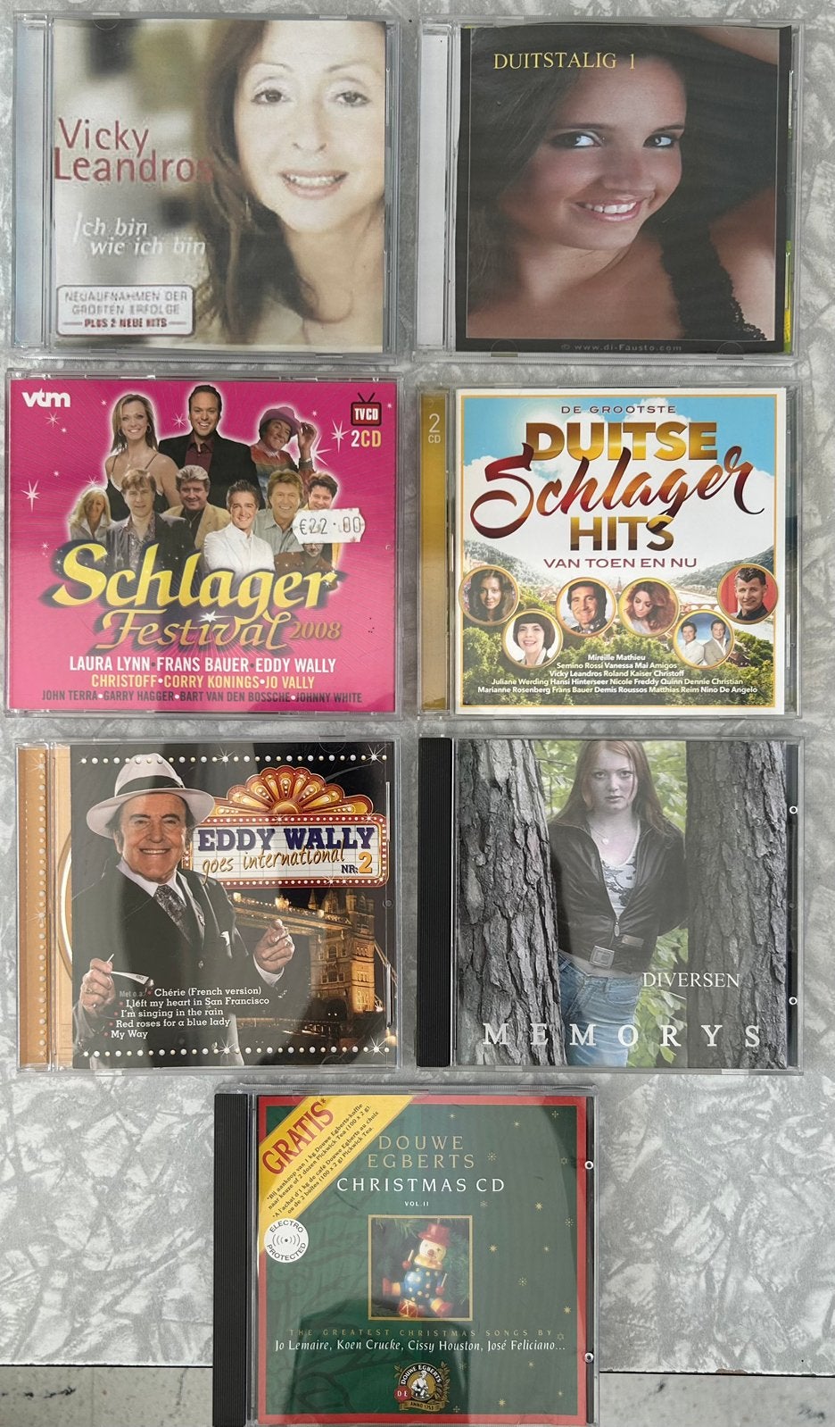 7 CD : SCHLAGER : 4 x néerlandais + 3 allemands, Enlèvement ou Envoi, Comme neuf, Schlager