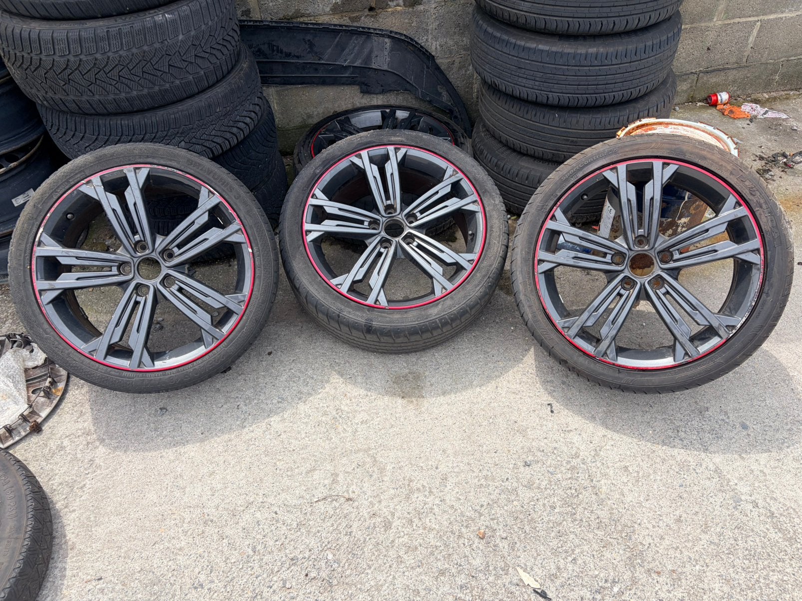 7 gti sevilla golfvelgen, Ophalen, 18 inch, Gebruikt, Velg(en)
