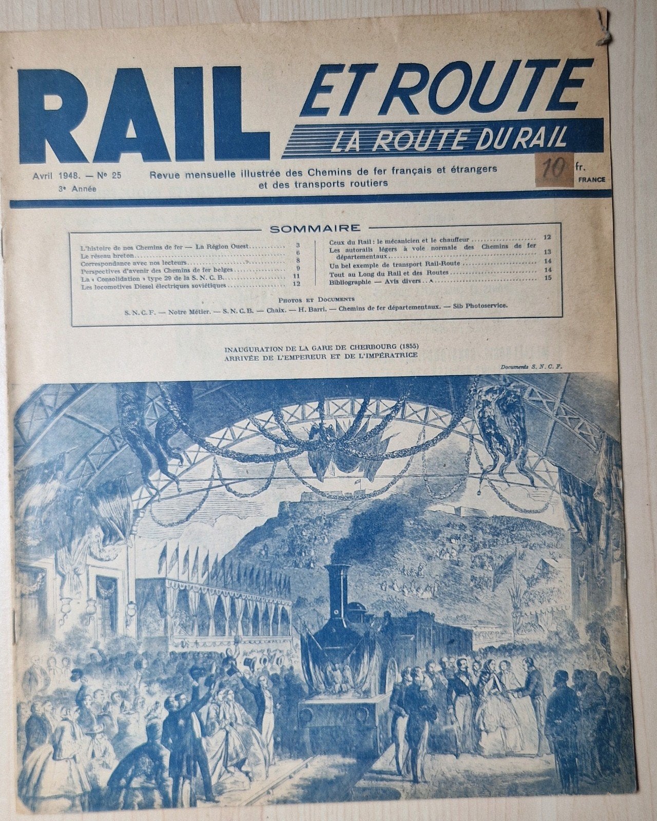 Rail et Route - 1948, Collections, Trains & Trams, Enlèvement ou Envoi