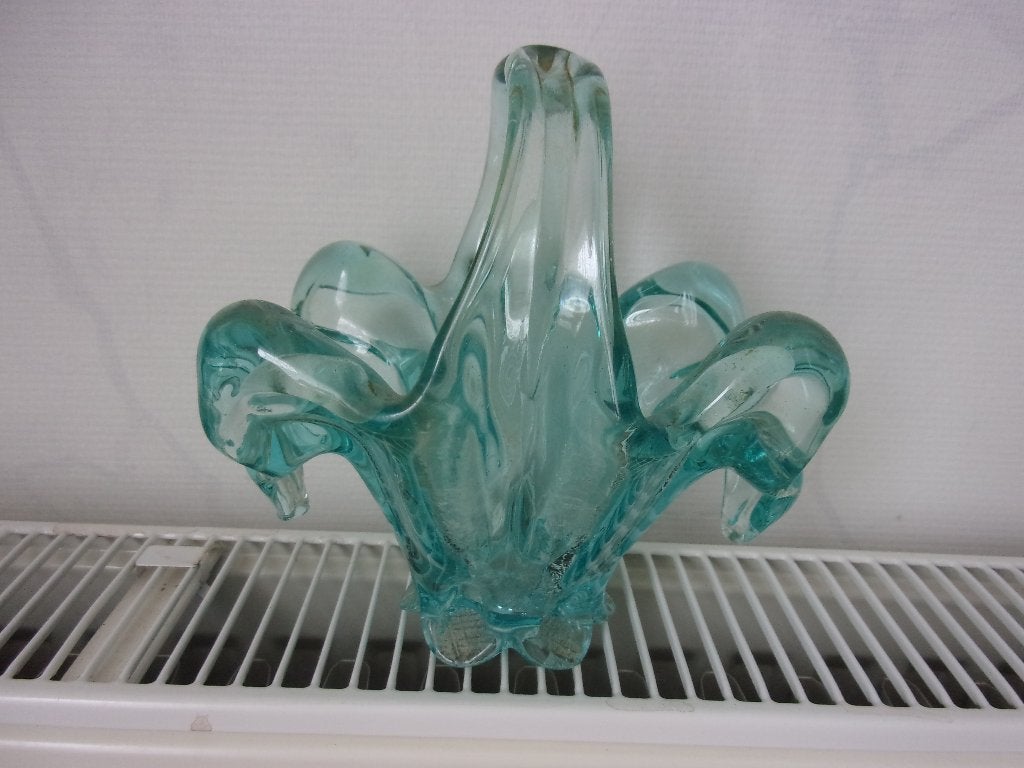 Glazen mand in Murano-stijl, Antiek en Kunst, Ophalen of Verzenden