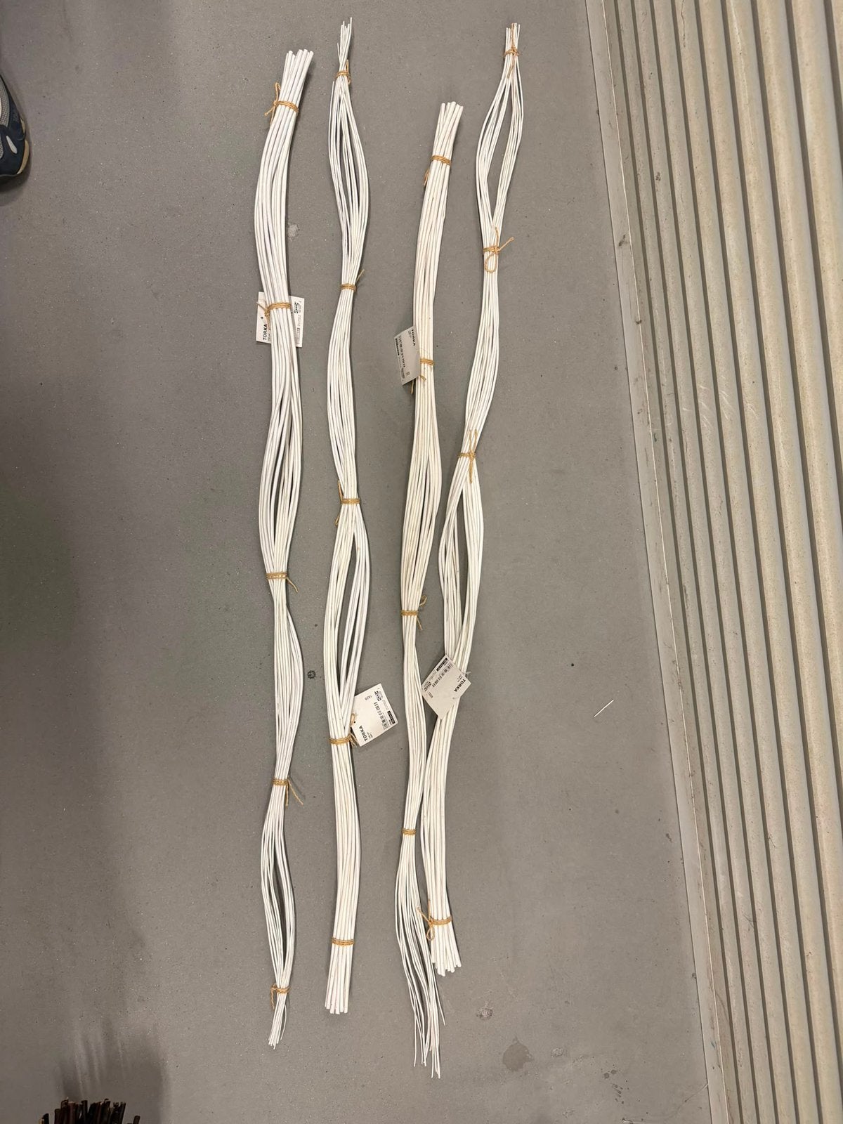 4x Torka gedroogd boeket wilgenhout/ getwijfend wit, Ophalen, Nieuw