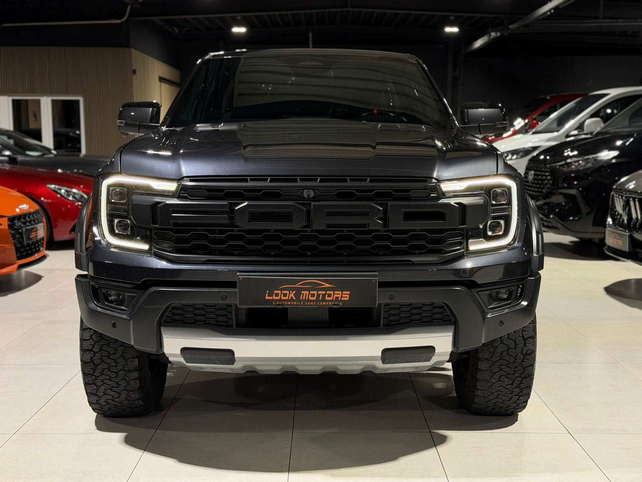 Ford Ranger Raptor 2.0d EcoBlue 4WD Bt-Auto 10 vitesses 209c, Cuir, Argent ou Gris, 4 portes, Entreprise