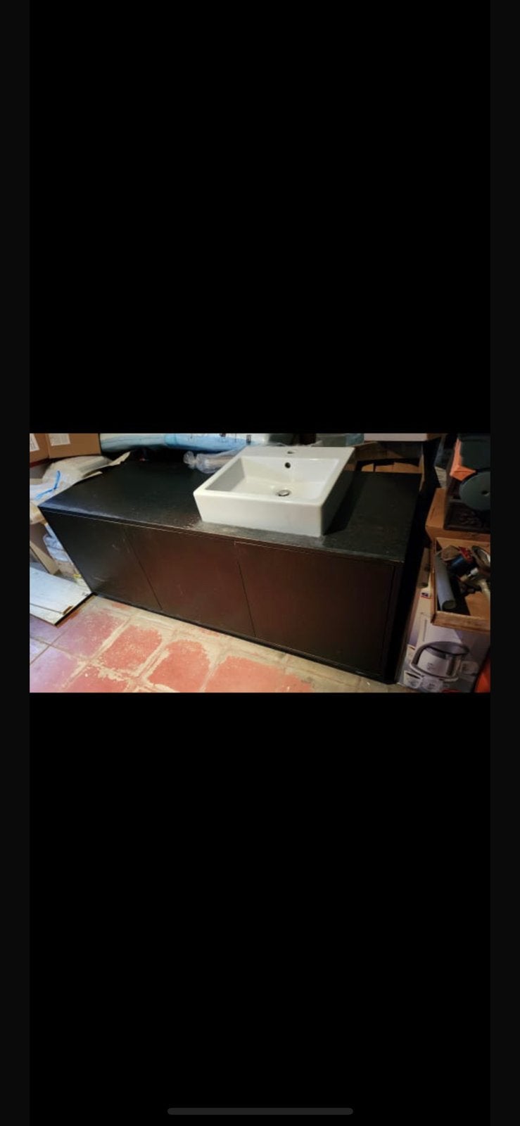 Kast met lavabo, Huis en Inrichting, Badkamer | Badkamermeubels, Ophalen