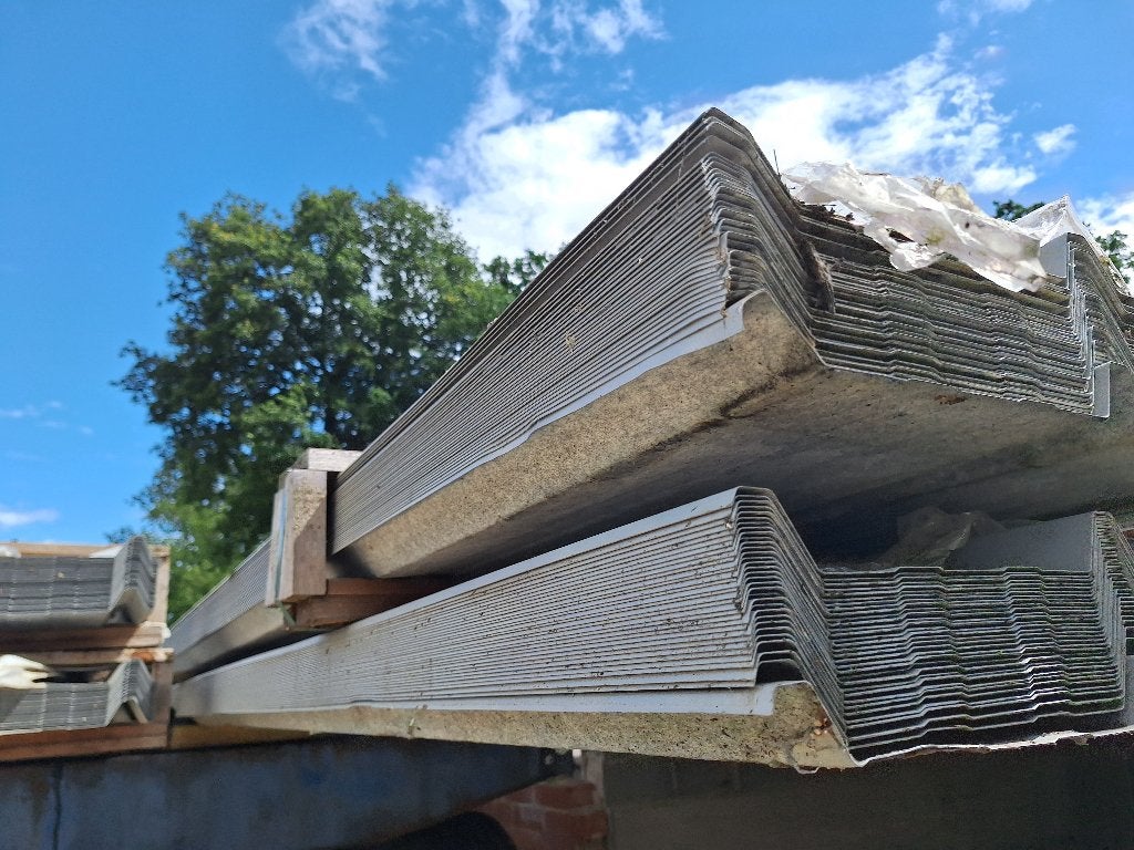 Stalen dakplaten anti-condens 3,5m 6m 7,62m10,69m 12,41m, Doe-het-zelf en Bouw, Nieuw, 15 m² of meer, Metaal, Grijs