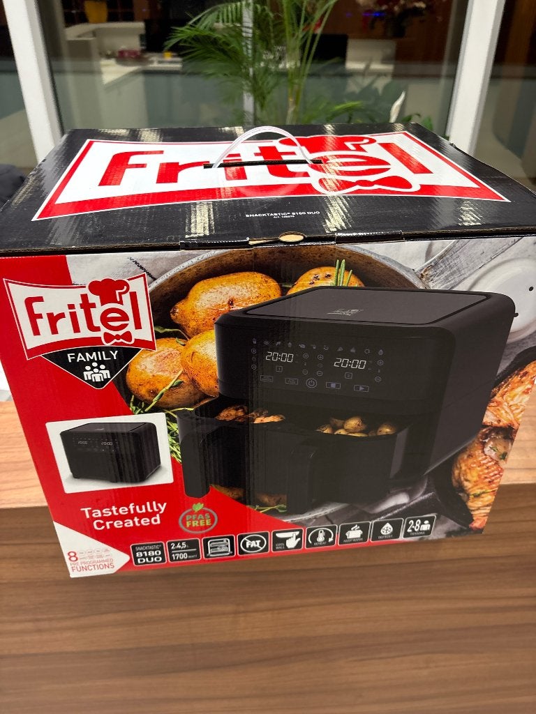 Airfryer Fritel SnackTastic 8180 Duo, Enlèvement, Neuf, Friteuse à air, 1500 grammes ou plus