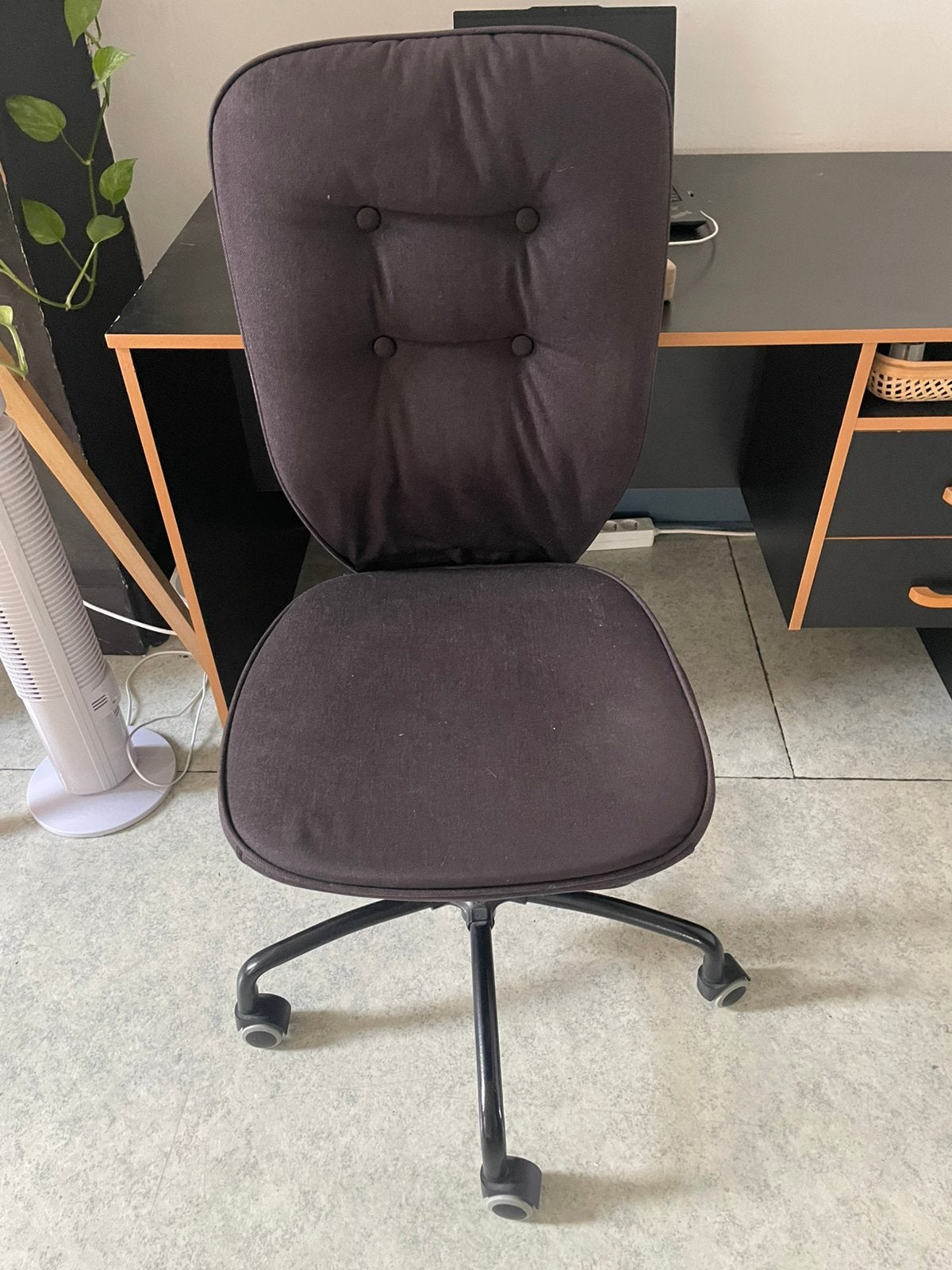 Office/Desk Chair, Huis en Inrichting, Bureaustoelen, Ophalen, Gebruikt, Zwart, Bureaustoel