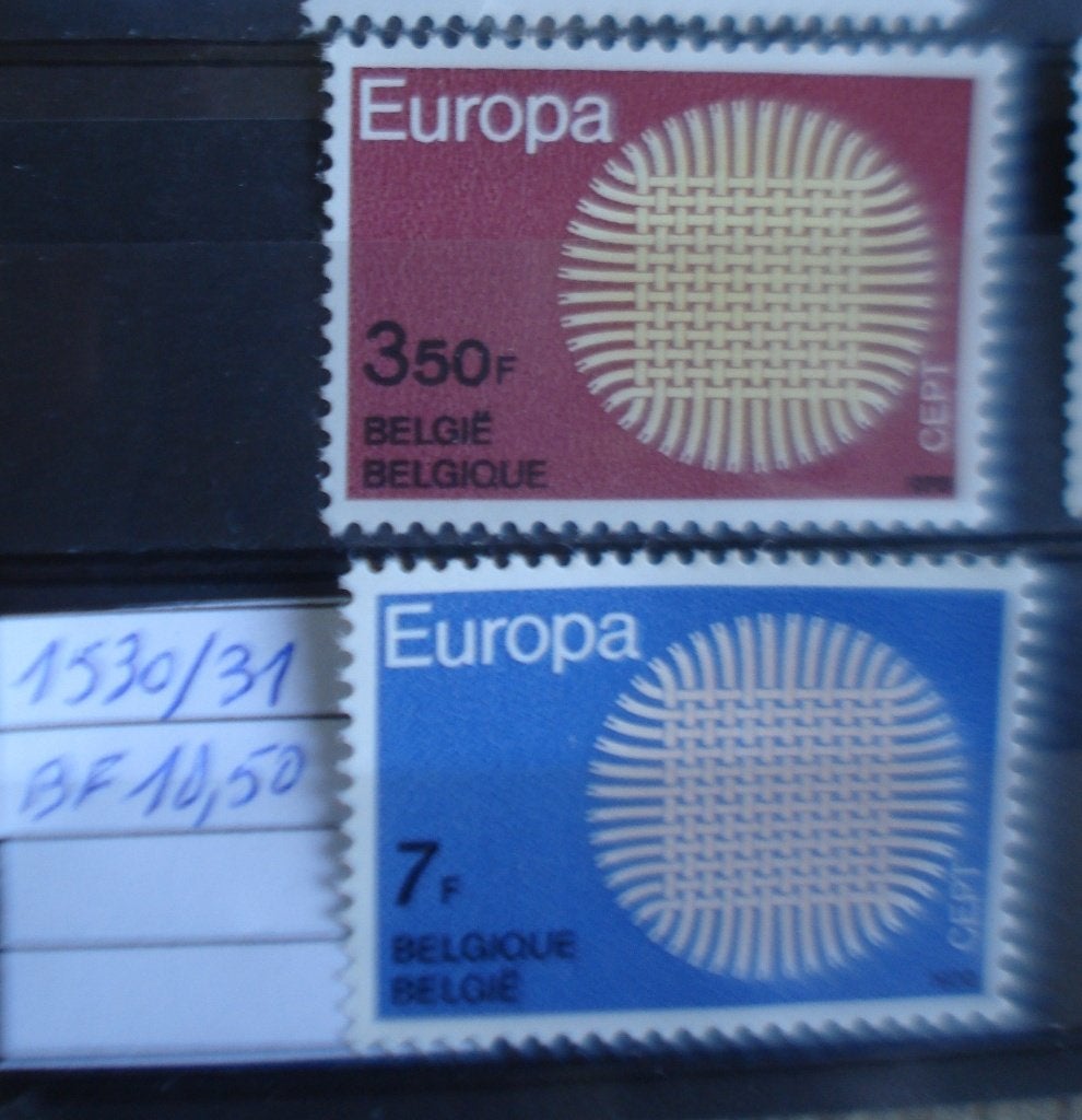 België 1530/31 **/mnh, Postzegels en Munten, Postzegels | Europa | België, Verzenden, Postfris, Postfris, Europa