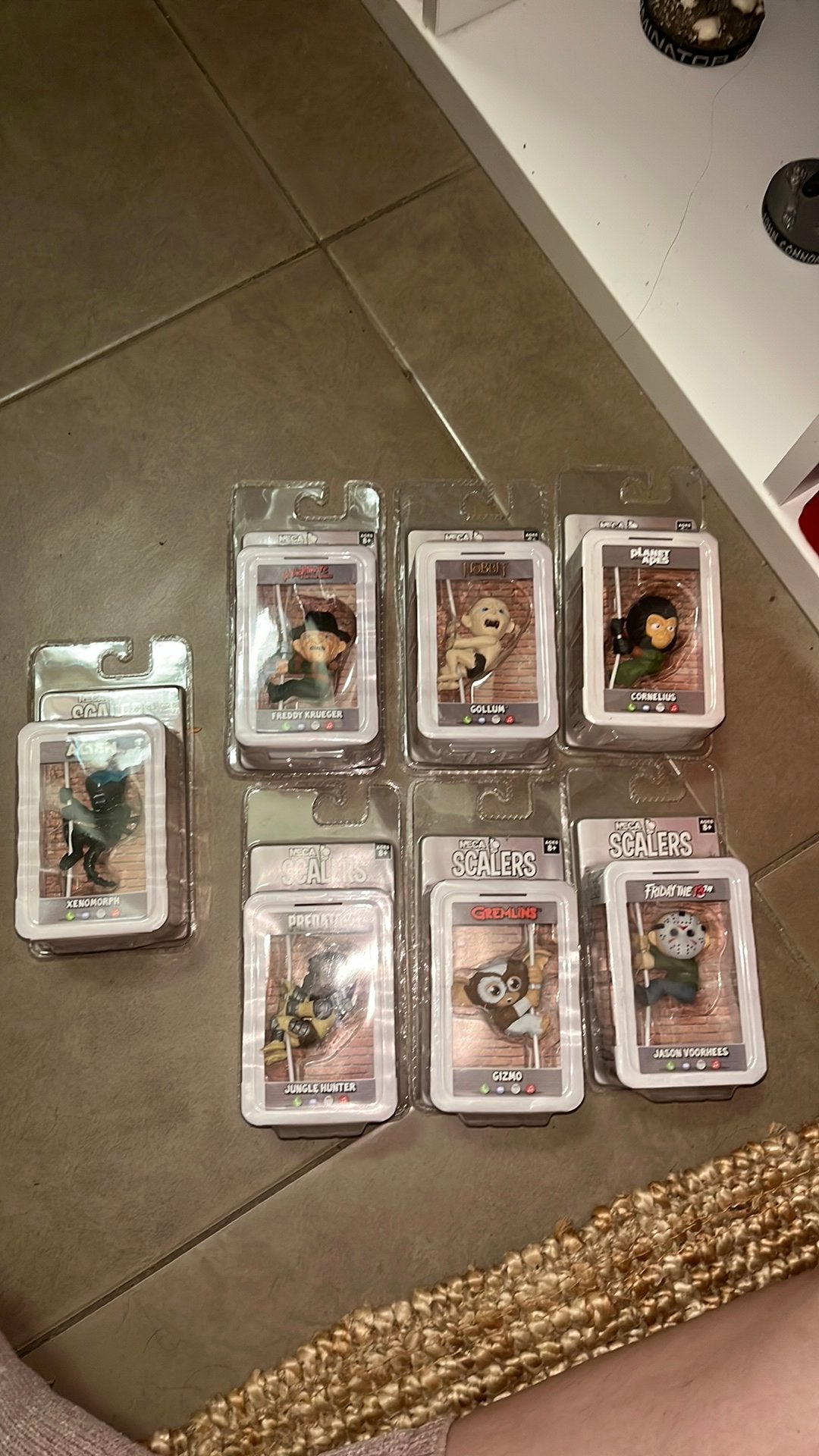 7 stuks Neca Scallers van films, Ophalen, Zo goed als nieuw, Film, Actiefiguur of Pop