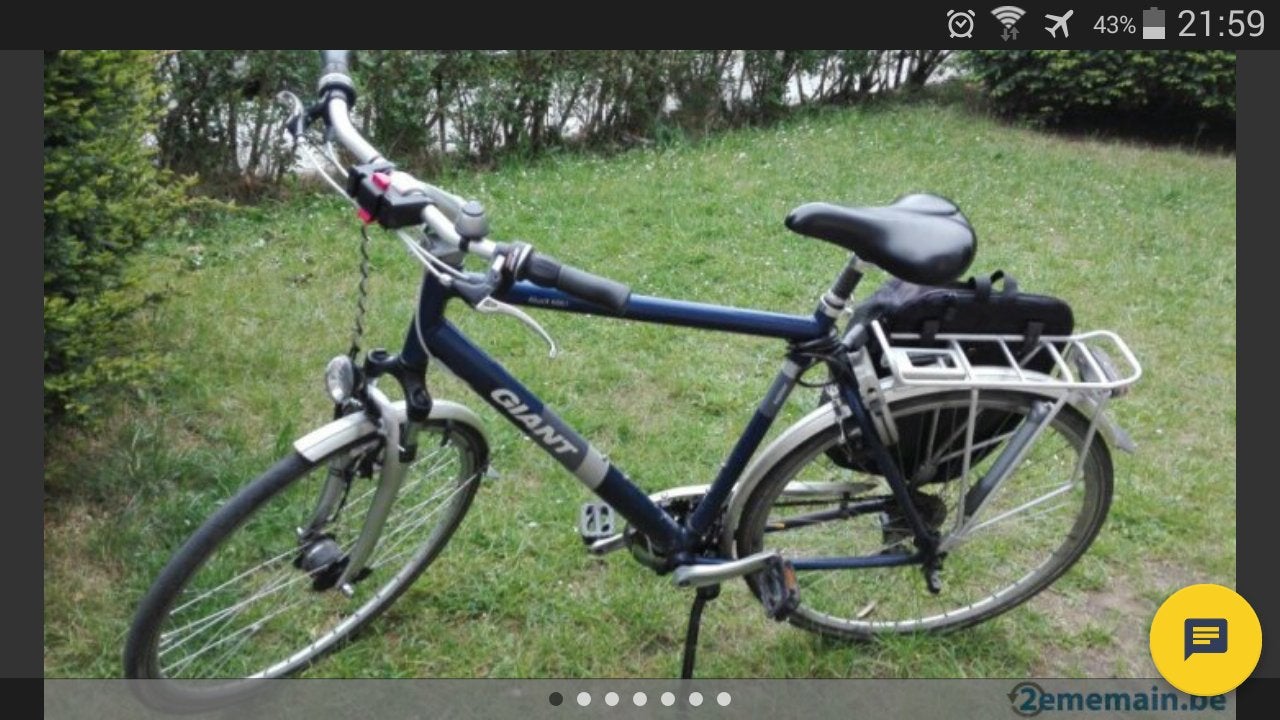 Herenfiets, Fietsen en Brommers, Ophalen, Gebruikt, Giant