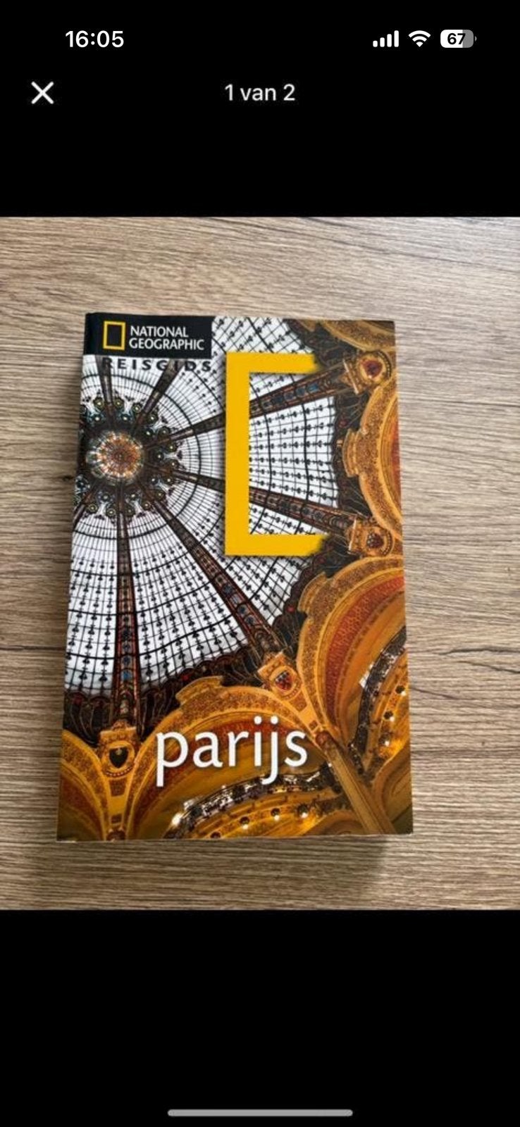 Reisgids Parijs, Boeken, Ophalen, Zo goed als nieuw