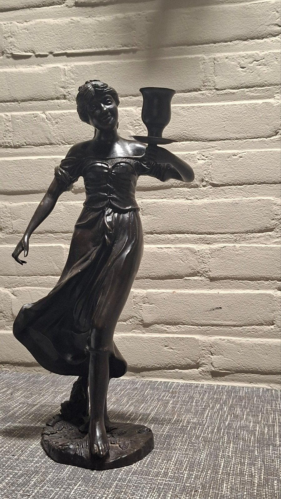 bronze beeld, Ophalen of Verzenden, Brons, Beeld