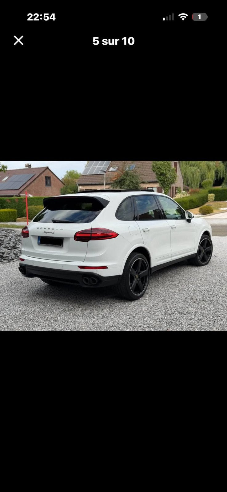 Porsche cayenne, Autos, Porsche, Cuir, Achat, Noir, 5 portes