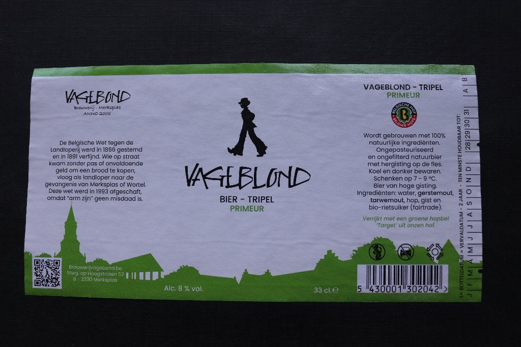 bier etiket, Verzamelen, Biermerken, Ophalen of Verzenden, Gebruikt, Overige typen, Overige merken