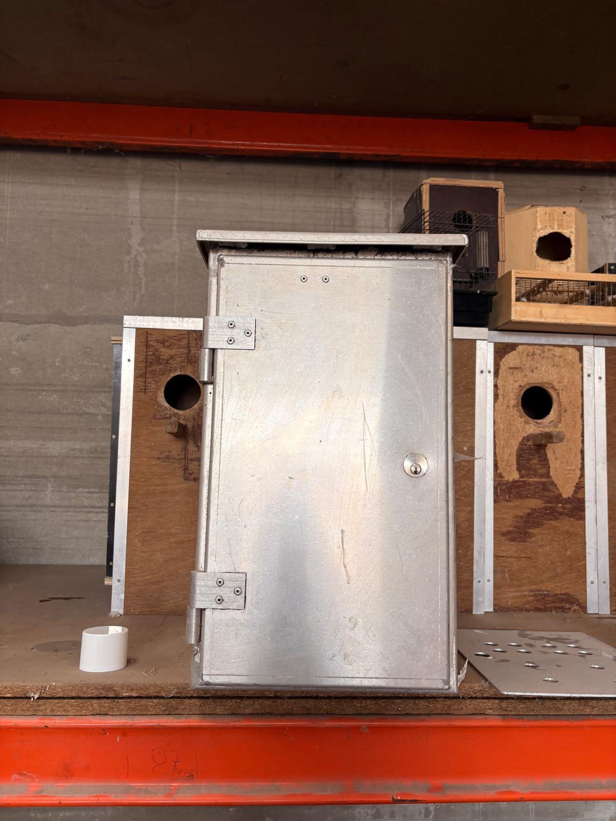 Kast in inox, Doe-het-zelf en Bouw, Ophalen, Gebruikt