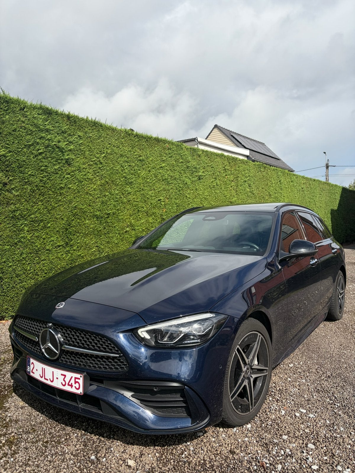 Mercedes-Benz C300 –2022 –Prachtig uitgerust—3 jaar garantie, Auto's, Automaat, 4 cilinders, Blauw, Break