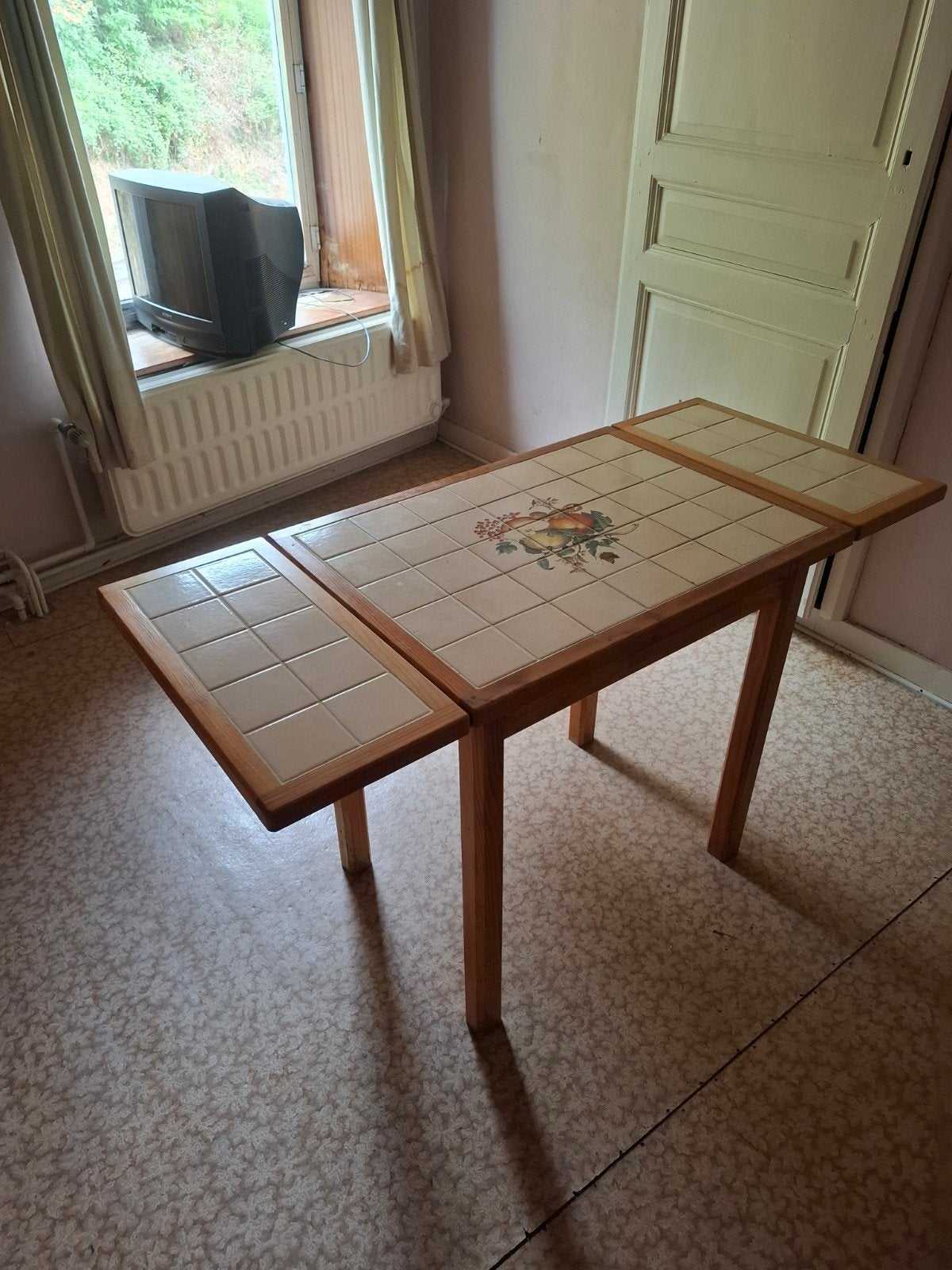 Table de cuisine, Ophalen