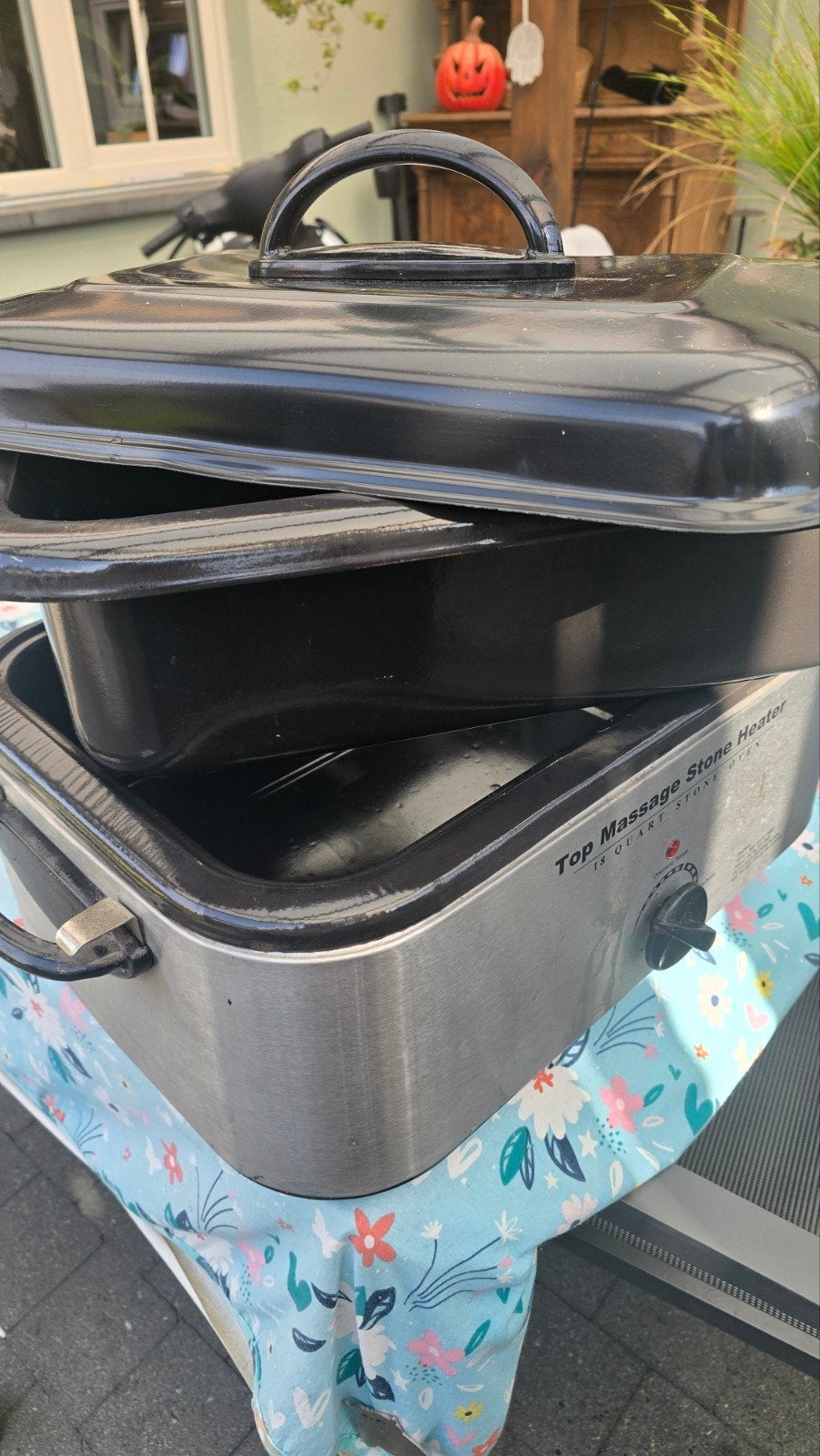 hotstone  stenen en verwarming  bak, Ophalen, Gebruikt