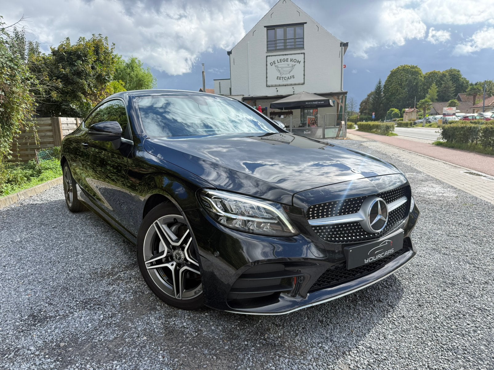 Mercedes-Benz C 200 Coupé * AMG-PAKKET * VOLLEDIG LED, Auto's, Automaat, Achterwielaandrijving, 4 cilinders, Zwart