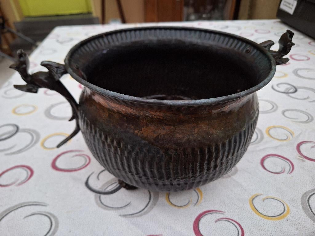 Antieke koperen ketel, Ophalen, Koper