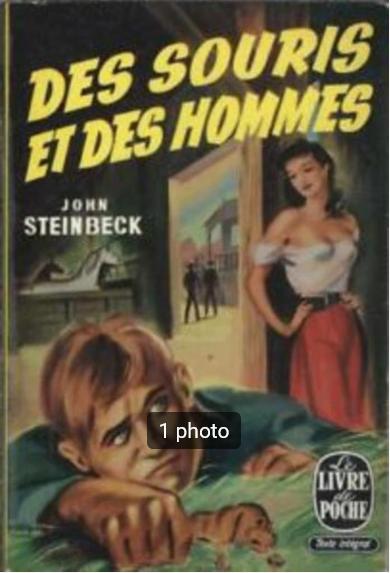 "Des souris et des hommes" John Steinbeck (1949), Enlèvement ou Envoi, John Steinbeck, Utilisé, Amérique