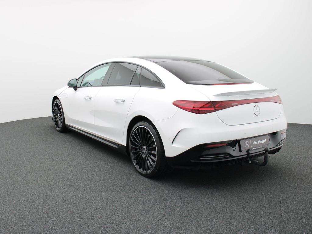 Mercedes-Benz EQE 350 AMG Line + AIRMATIC + PANO DAK + BURME, Auto's, Automaat, Wit, 96 kWh, EQE
