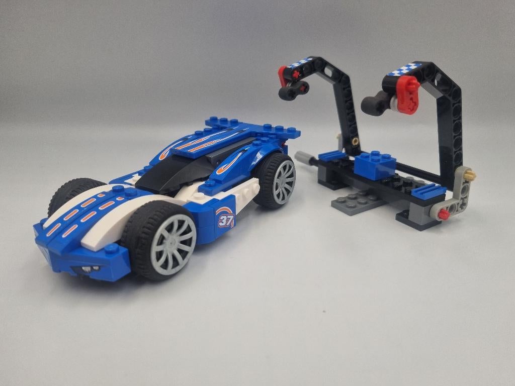 Lego Racers 8163 Blue Sprinter, Lego, Ophalen of Verzenden, Zo goed als nieuw, Compleet