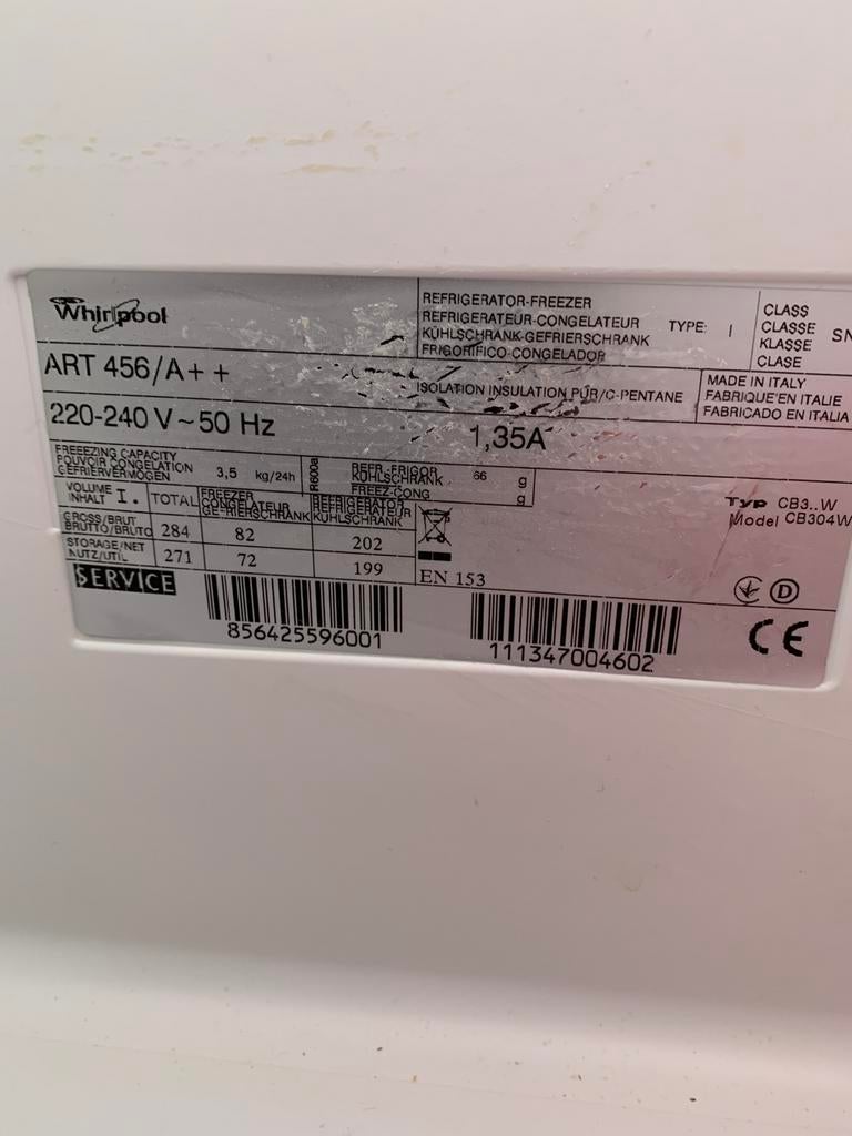 Whirlpool 456/AA Wissel stukken., Ophalen, Zo goed als nieuw