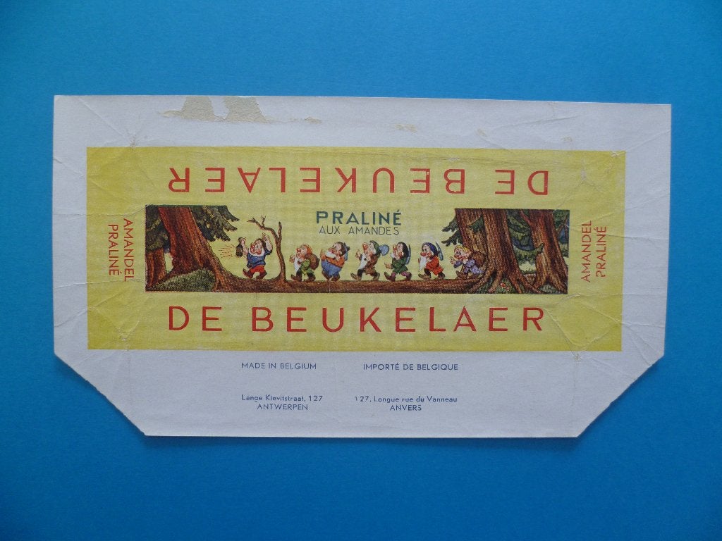 Chocolat De Beukelaer chocolade emballage omslagen wikkels, Enlèvement ou Envoi, Utilisé, Emballage