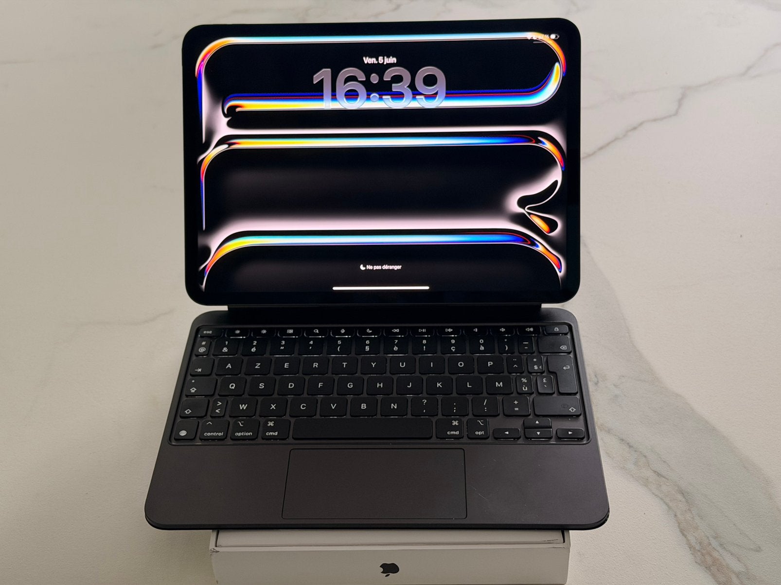 iPad Pro 11” M4 2To Wi-Fi + Nano-Texture + Magic Keyboard, Ophalen, Apple iPad, 11 inch, Zo goed als nieuw