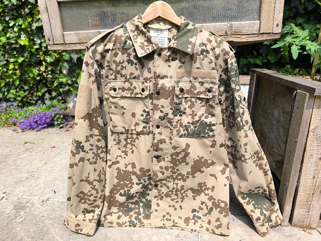 Tropentarn Duitse legerjas met camouflageprint, groot/medium, Ophalen of Verzenden, Landmacht, Kleding of Schoenen