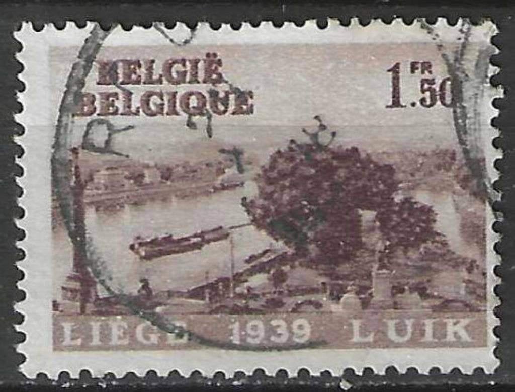 Belgie 1938 - Yvert/OBP 486 - Tentoonstelling Water (ST), Verzenden, Gestempeld, Gestempeld