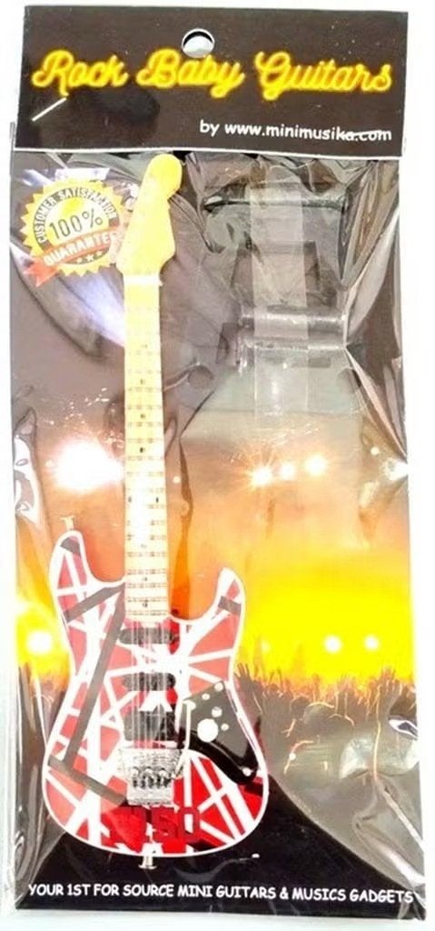 Baby miniatuur replica Self Build gitaar - Eddie van Halen, Verzamelen, Ophalen of Verzenden, Nieuw