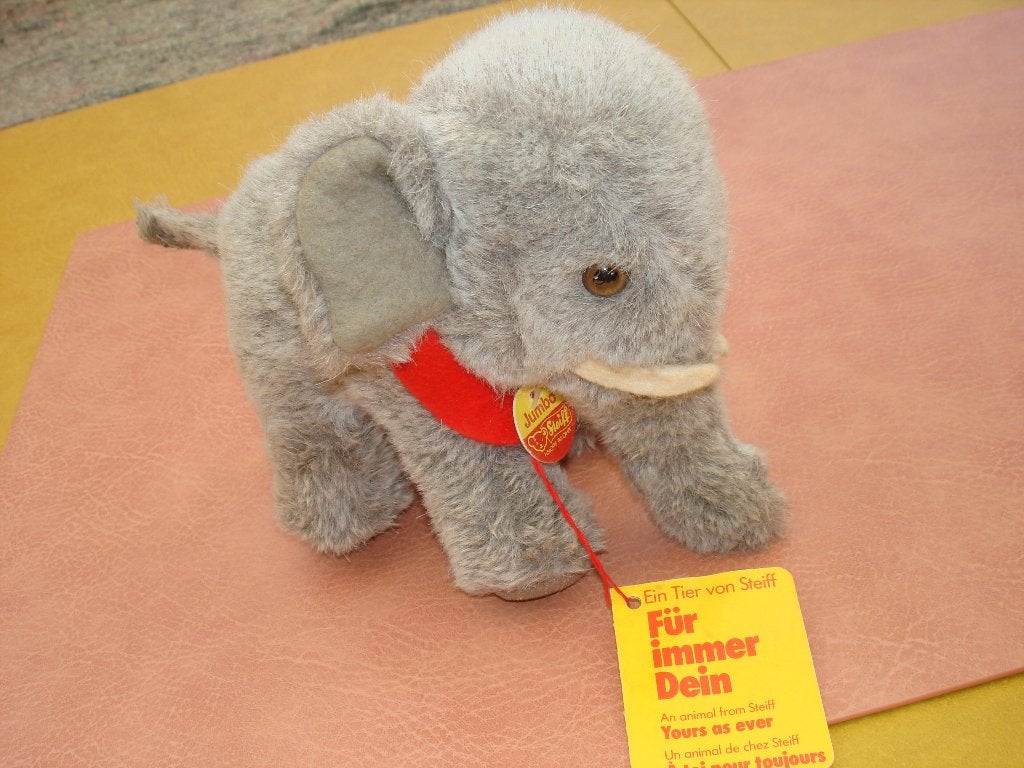 " Steiff " -- olifant -- Jumbo, Verzamelen, Ophalen of Verzenden, Zo goed als nieuw, Stoffen beer, Steiff