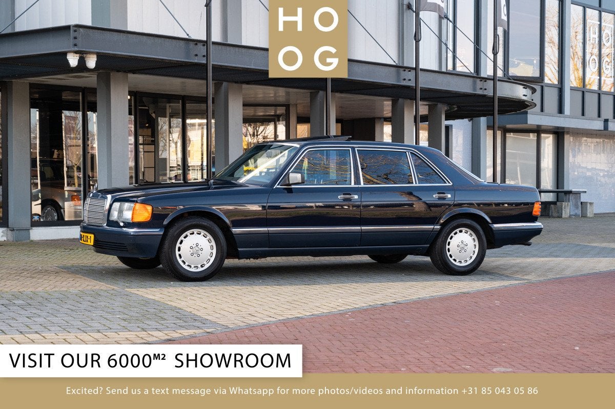 Mercedes-Benz S-Klasse 560 SEL (bj 1989), Auto's, Mercedes-Benz, Lederen bekleding, 4 deurs, Gebruikt, 8 cilinders