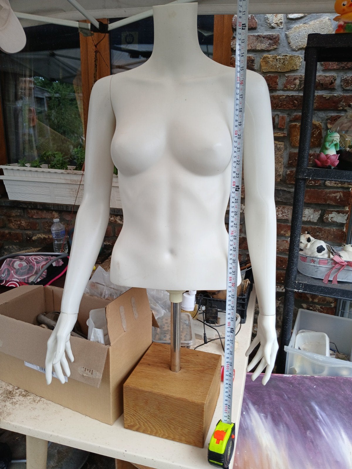 Buste de mannequin femme professionnel - Très bon état, Ophalen, Zo goed als nieuw, Sans