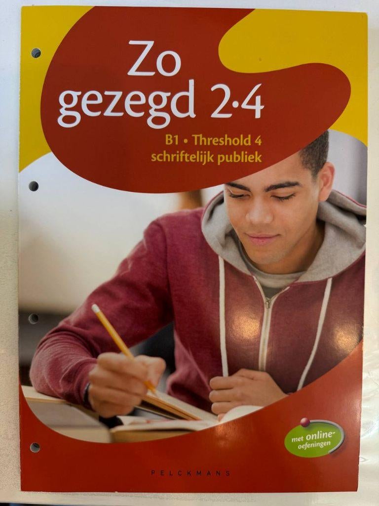 Zo Gezegd 2.4 Schriftelijk, Boeken, Schoolboeken, Ophalen, Zo goed als nieuw