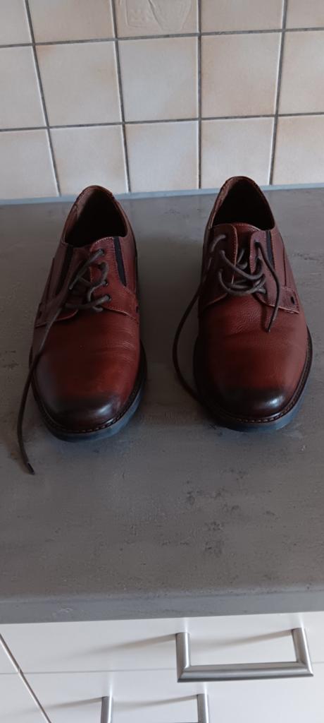 Geklede lederen herenschoen, Kleding | Heren, Schoenen, Ophalen, Bruin, Nieuw, Veterschoenen
