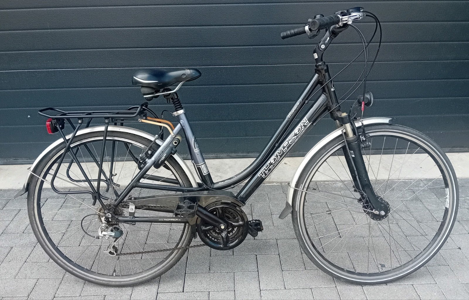 Meisjesfiets alu Thompson 28inch maat48 21v NIEUWPRIJS 475€, Frein sur jante, 26 pouces ou plus, Frein à main, Enlèvement