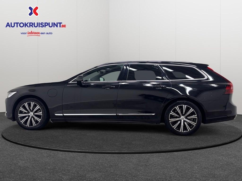 Volvo V90 2.0 T6 Recharge 341PK Geartronic Inscription Expr, Auto's, Volvo, Automaat, V90, Zwart, Zwart