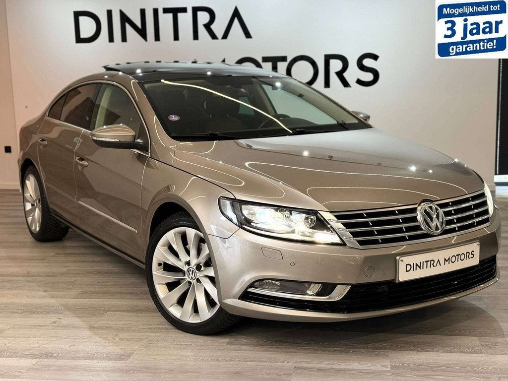 Volkswagen Passat CC 1.4 TFSI - Pano/Navi/Cruise/*TOPSTAAT!, Automaat, 4 cilinders, Beige, USB