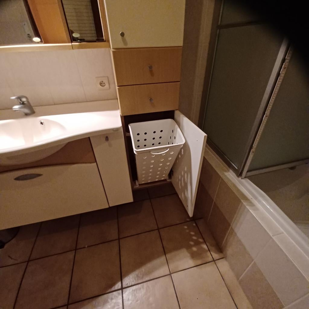 Wastafel met badkamermeubel, Huis en Inrichting, Badkamer | Badkamermeubels, Ophalen