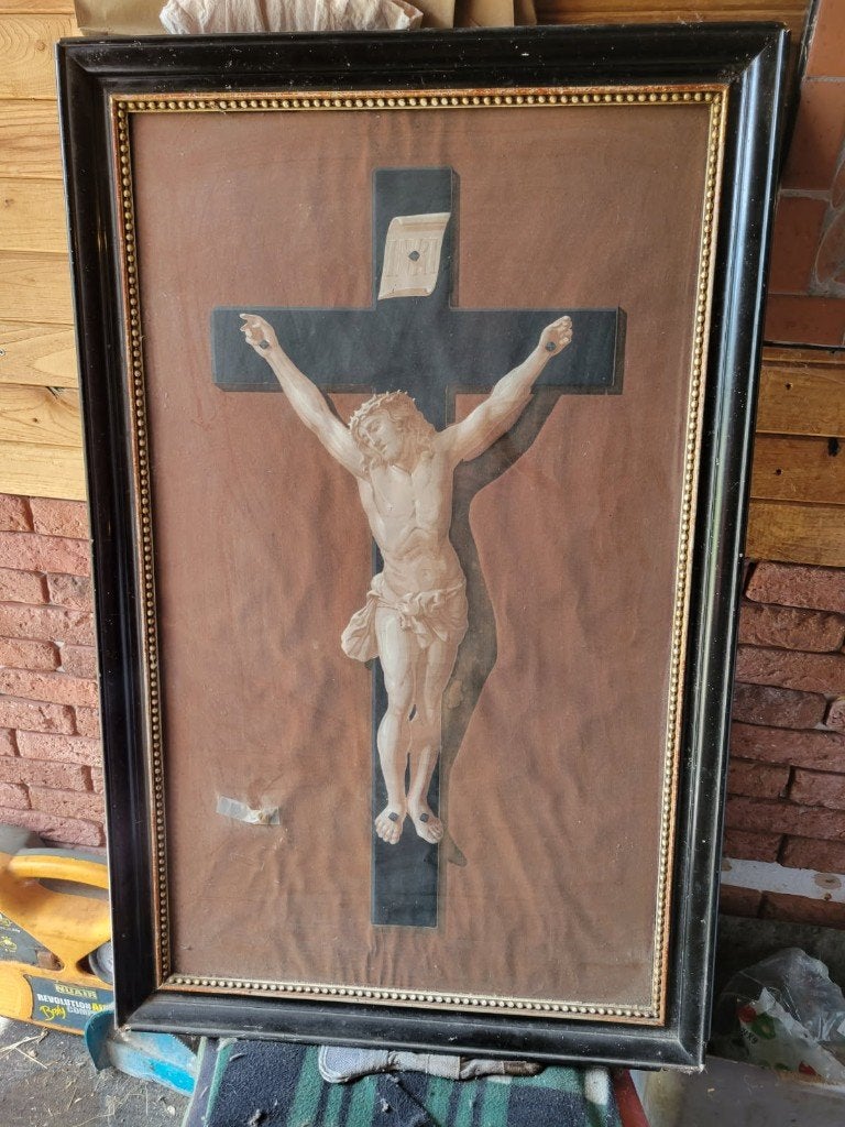 Tableau Jésus Christ, Antiquités & Art, Enlèvement