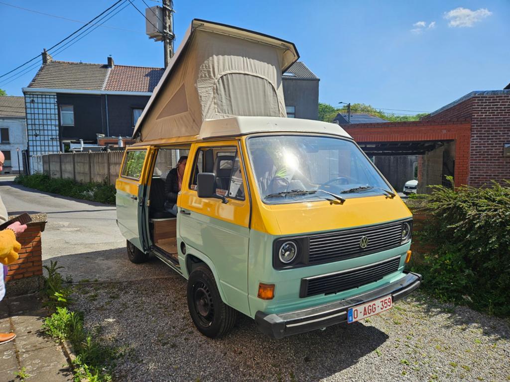 Volkswagen T3 Westfalia 1985 1.6 Turbodiesel JX, Auto's, Volkswagen, Achterwielaandrijving, Zwart, 1600 cc, Particulier